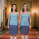 The ghostly former first daughters, shortly after a White House elevator reportedly overflowed with cherry daiquiri.